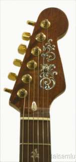 Inlaid Strat style electric guitar ,Solid Burl Maple SE159  