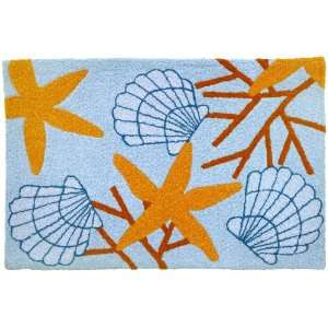  Coral Blues Rug 22x34