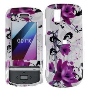 Purple Lily Hard Case Cover for LG Shine II 2 GD710
