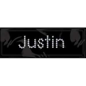   /Brad Name Stickers, Justin/Aluminum Brad Arts, Crafts & Sewing