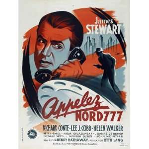 Call Northside 777 (1948) 27 x 40 Movie Poster French Style A  