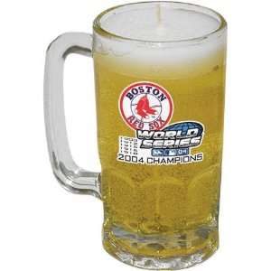   Red Sox 2004 World Series Glass Mug Style Candle