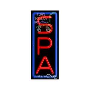  Spa Neon Sign 13 inch tall x 32 inch wide x 3.5 inch Deep 