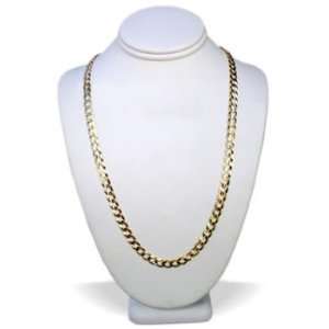   10K Gold 4.5MM Cuban Curb Link Chain Necklace 20 10K Chains Jewelry