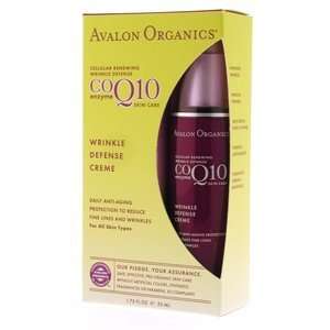 Avalon Organic Botanicals Active Organics CoQ10 Wrinkle Defense Creme 