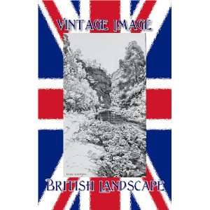   10cm) Art Greetings Card British Landscape Lions Head Rock Dovedale