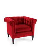 zoom old hickory tannery red tufted chair nms12 h4jl1 maple