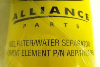 Alliance Fuel Filter Assembly Part# ABP/N122 R50418  