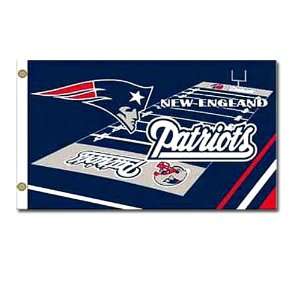  New England Patriots NFL Field Design 3x5 Banner Flag by 