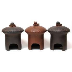  Terra Cotta Toadhouse in Three Styles, Price Each 