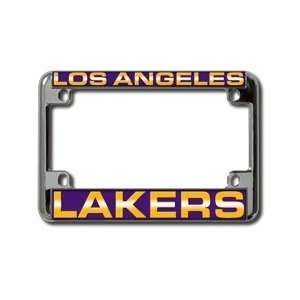  Los Angeles Lakers Chrome Motorcycle License Plaet Frame 