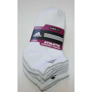  Adidas Womens Athletic Climalite Low Cut Socks 3 Pair 