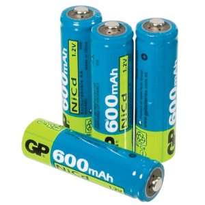  NiCd Rechargeable AA Batteries 4 Pk Health & Personal 