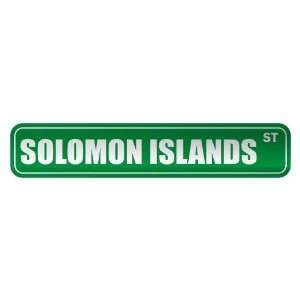 SOLOMON ISLANDS ST  STREET SIGN COUNTRY