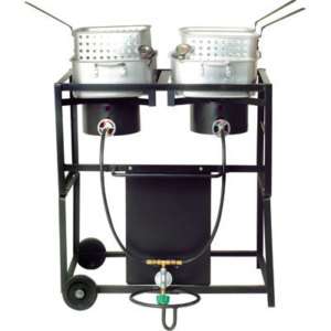 Deep Frying Cart   Outdoor   Dual Burners   54,000 BTU each  
