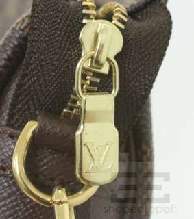 Louis Vuitton Damier Ebene Trousse Make Up Bag Pochette  