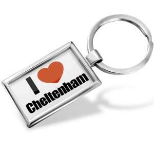 Keychain I Love Cheltenham, regional South West England, England 
