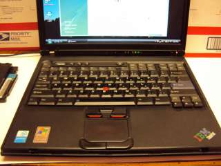 Used IBM Thinkpad T40 Laptop P4M 1,5Ghz / 1GB/ 160Gb HDD AS IS  
