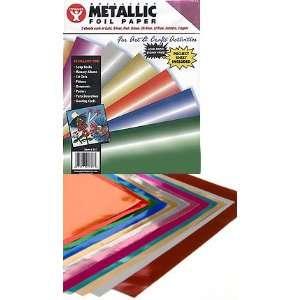  855 Metallic Foil Board 5 Asst Colors 10 x 13 (10 