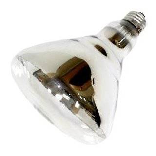 Sylvania Lighting 14664 Heat Lamp Infrared Glass Bulb BR40, 250Watts