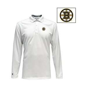 Antigua Boston Bruins Victor Long Sleeve Polo Shirt   BOSTON BRUINS 
