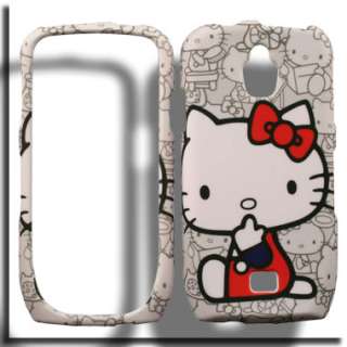   Samsung Exhibit 4G SGH T759 T Mobile Hello Kitty Cover Skin A Holster