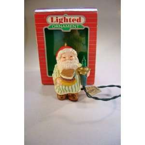  Hallmark Vintage Ornament, lighted, 1986, Santas Snack 