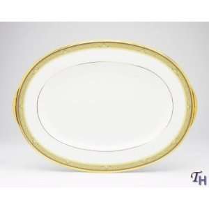  Noritake Golden Pageantry 12 Inch Oval Platter Kitchen 