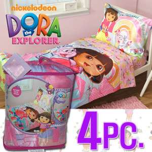 Nickelodeon Dora Playground Adventure 4pc. Toddler Bedding Set/Crib 
