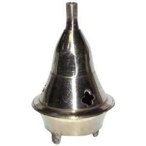 com Brass Incense Burner with Side Vents and Chimney for Cone Incense 