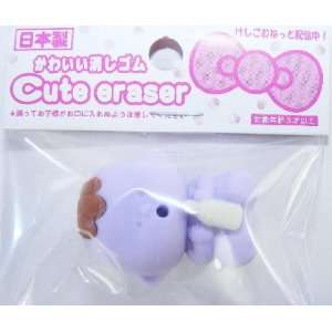    Baby Boy Alien Japanese Erasers. 2 Pack. Purple Toys & Games