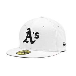  Oakland Athletics 59Fifty MLB White/Black Hat Sports 