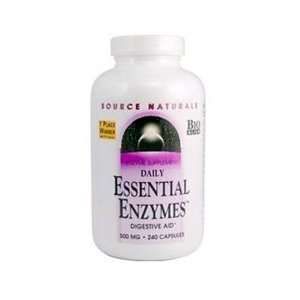  Source Naturals Essential Enzymes 500 mg 240 Capsules 