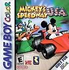 New Mickeys Speedway Usa GBC Video Game