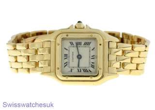 CARTIER PANTHERE LADIES 18K GOLD WATCH Shipped from London,UK, CONTACT 