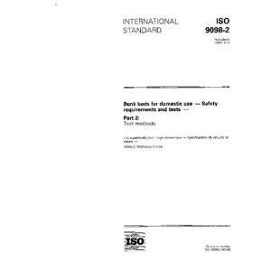 ISO 9098 21994, Bunk beds for domestic use    Safety requirements and 