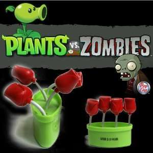  Plants VS zombies creative 4 USB ports deconcentrator USB 