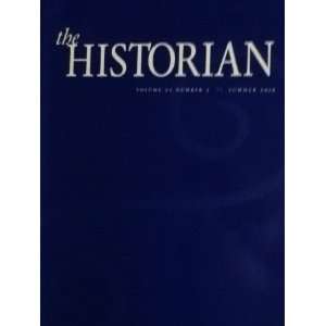  The Historian, Volume 72. No. 2 (Summer 2010) (The 