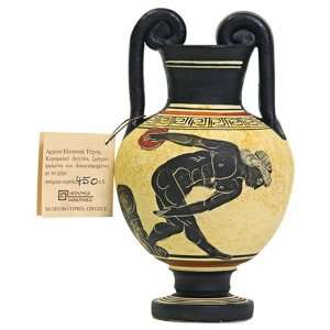  Discus Thrower Greek Black Figure Vase