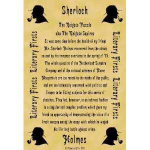   First Lines Sherlock Holmes The Reigate Puzzle