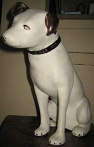 Early RCA Victor Nipper Dog His Masters Voice Store Counter Display 