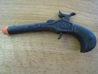 ANTIQUE 1890S 5 CAST IRON METAL CAP GUN POLO* *NICE* *OTHER LISTED 