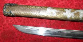 Vintage Japanese Katana Sword,Folded Blade Sharp Rare  
