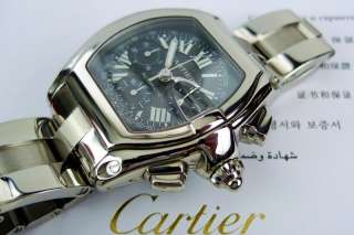 Cartier Roadster Chronograph Automatic Mens Watch 2618/ W62020X6 S/S 