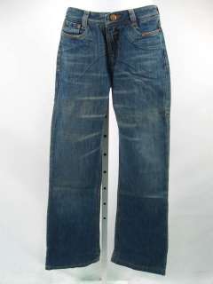 OLIGO TISSEW Medium Blue Denim Faded Straight Jeans Pants Slacks Sz 25 
