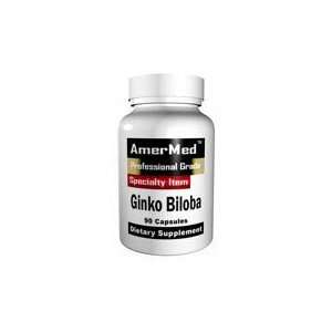 Ginko Biloba leaf powder  450 mg   120 capsules by Amermed 