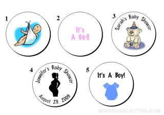 108 Personalized Baby Shower Hershey Kiss Favor Labels  