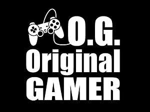 Original Gamer Sticker, OG Gamer sticker, MLG gamer sticker  