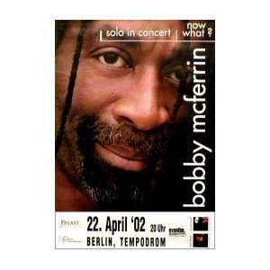 BOBBY McFERRIN Now What Solo Tour 2002 Music Poster 