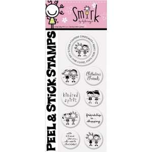   and Stick Stamps, Smirk Caffeine Confidants Arts, Crafts & Sewing